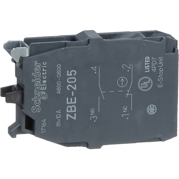 Schneider Electric Hilfsschalter 1S 1Ö, schraubanschl ZBE205